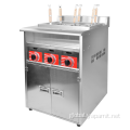 Electric Fryer Cabinet Type Six Basket Gas Pasta Cooker Supplier